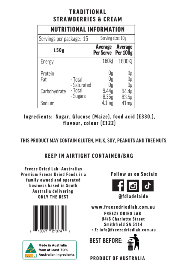 Strawberry and Cream 150g - Image 3